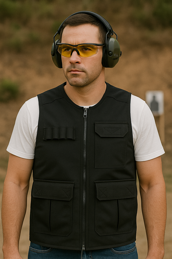 Soft Shell Bulletproof Vest worn casually outdoors, blending ballistic protection with lifestyle fashion