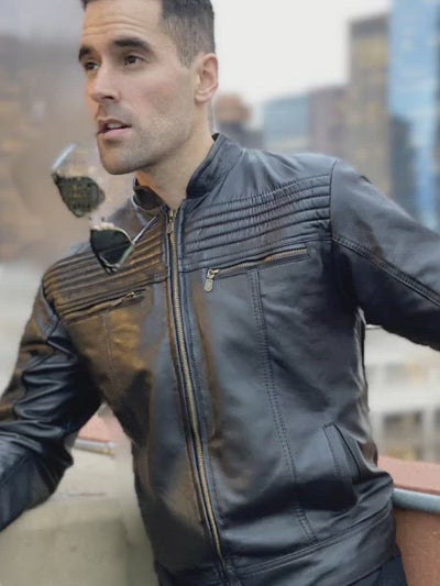 Bulletproof Men's Leather Jacket