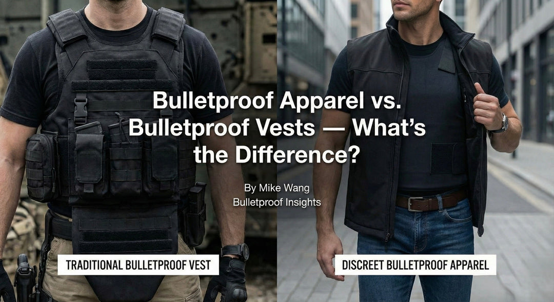 Comparison of bulletproof apparel and bulletproof vests for everyday protection