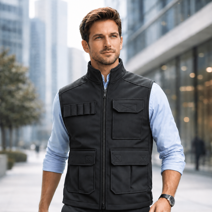Soft-Shell Bulletproof Vest by Innocent Armor — discreet everyday body armor with ShieldTec® NIJ Level IIIA panels
