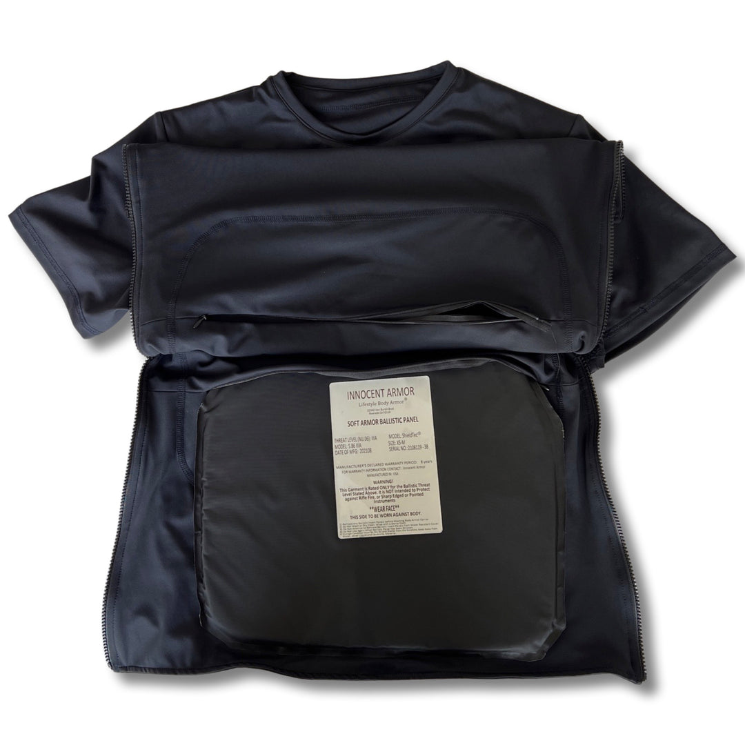 Bulletproof Performance T-Shirt – NIJ IIIA Concealable Armor Shirt by Innocent Armor