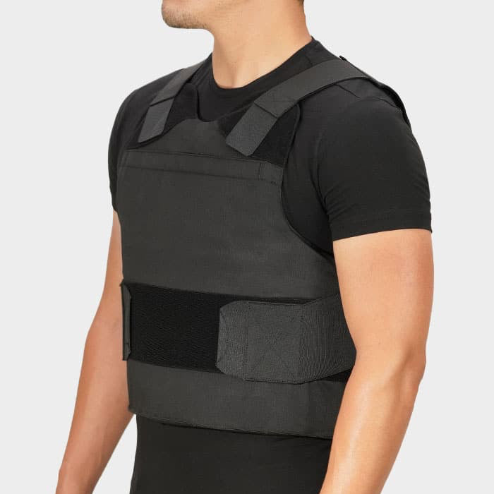 Concealable Bulletproof Vest shown from a different angle highlighting its discreet everyday fit