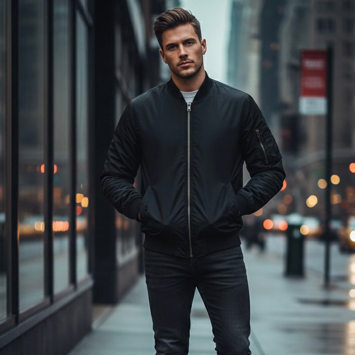 NIJ IIIA Bulletproof Bomber Jacket – Concealable Armored Streetwear by Innocent Armor