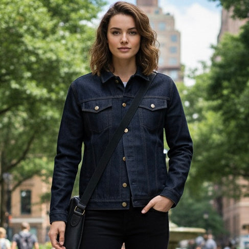 Bulletproof Indigo Denim Jacket – NIJ IIIA Armored Jean Jacket by Innocent Armor