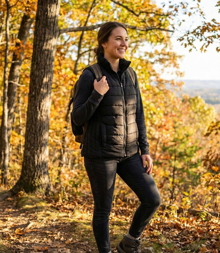 NIJ IIIA Bulletproof Women’s Down Vest – Lightweight Insulated Armor | Innocent Armor