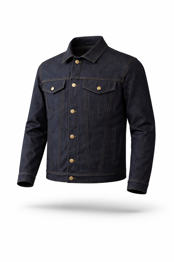 NIJ IIIA Bulletproof Denim Jacket – Indigo Jean Jacket with Concealable Body Armor | Innocent Armor
