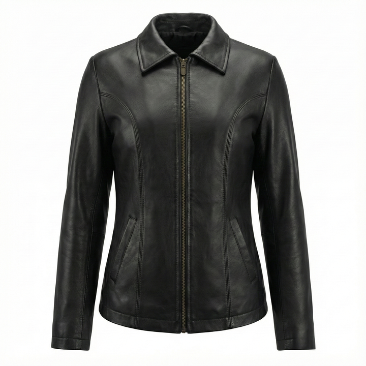 NIJ IIIA Bulletproof Women’s Leather Jacket – Concealable Protective Fashion | Innocent Armor