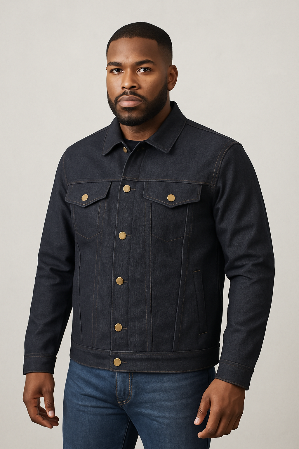 Indigo Bulletproof Denim Jacket