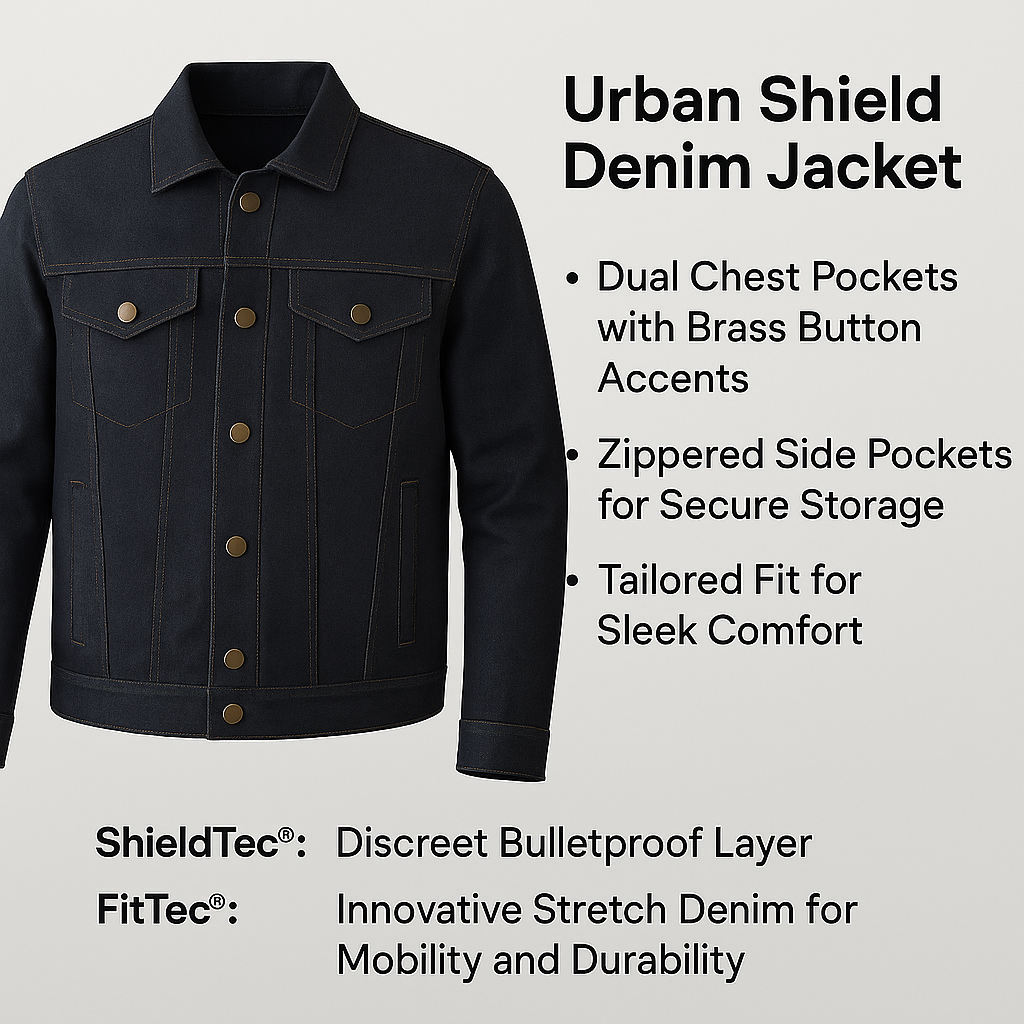 Indigo Bulletproof Denim Jacket