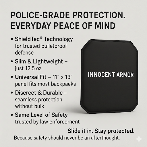 Bulletproof Backpack Panel