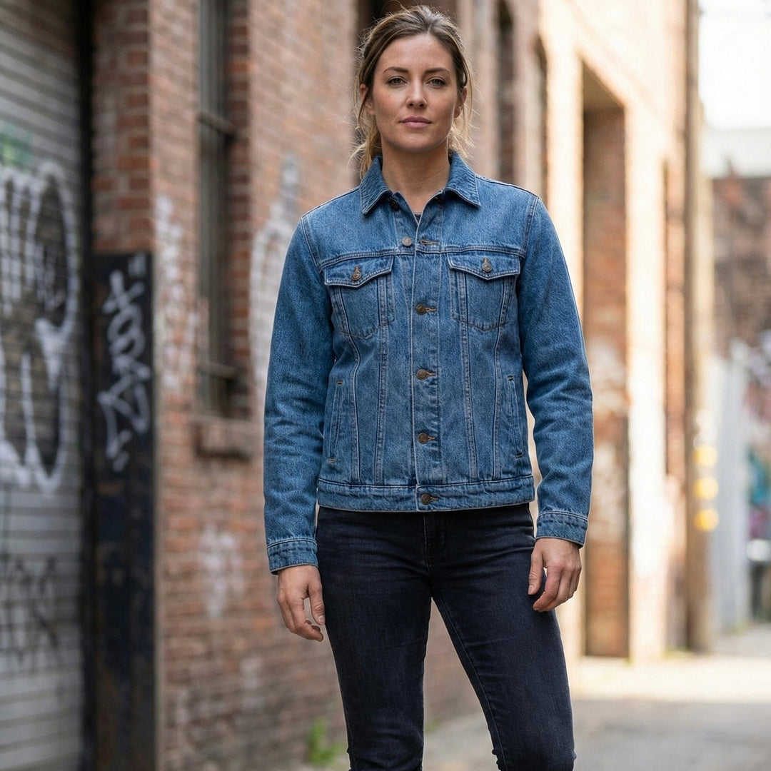 Bulletproof Denim Jacket NIJ IIIA | Innocent Armor M Bulletproof Denim Jacket NIJ IIIA | Innocent Armor M