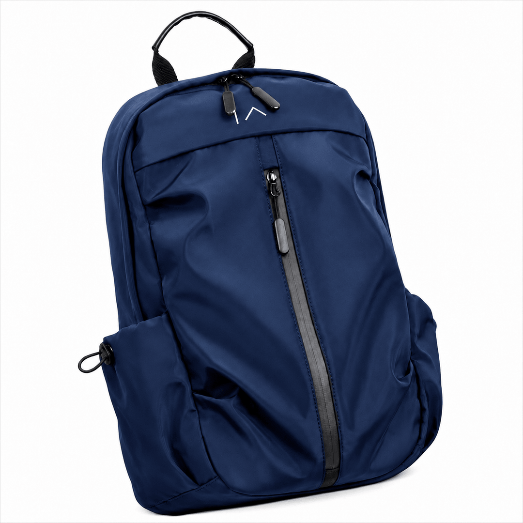 Navy blue Bulletproof Everyday Backpack with removable NIJ Level IIIA ballistic panel by Innocent Armor