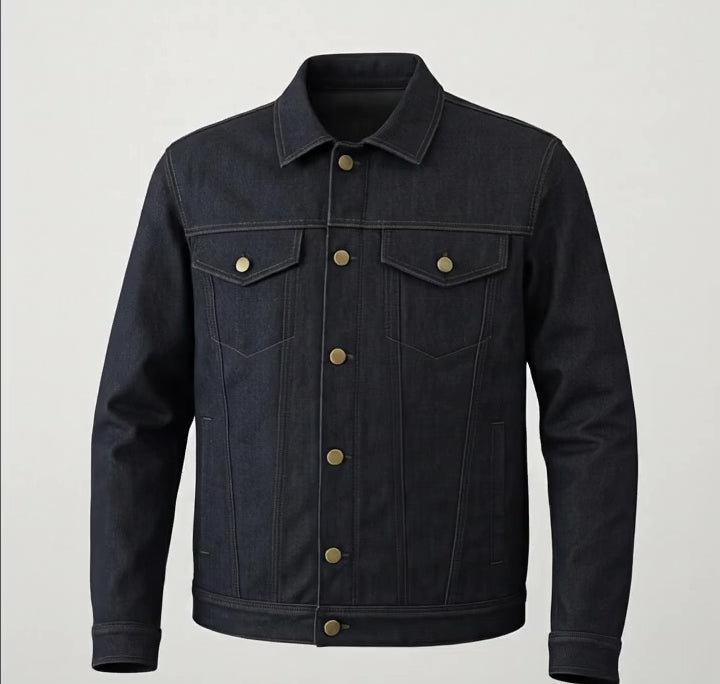 Indigo Bulletproof Denim Jacket – NIJ IIIA Protection | Innocent Armor