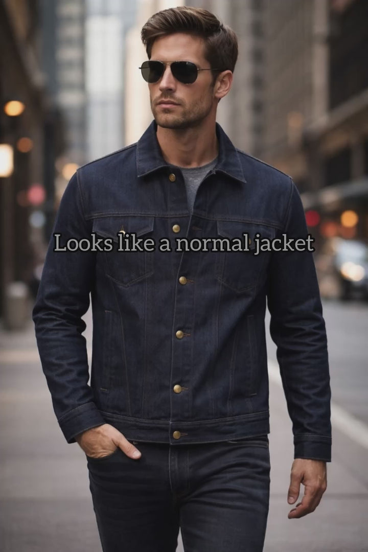 Indigo Denim Bulletproof Jacket