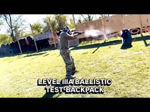 Bulletproof Durable Backpack – NIJ IIIA ShieldTec® Protection for Travel & School