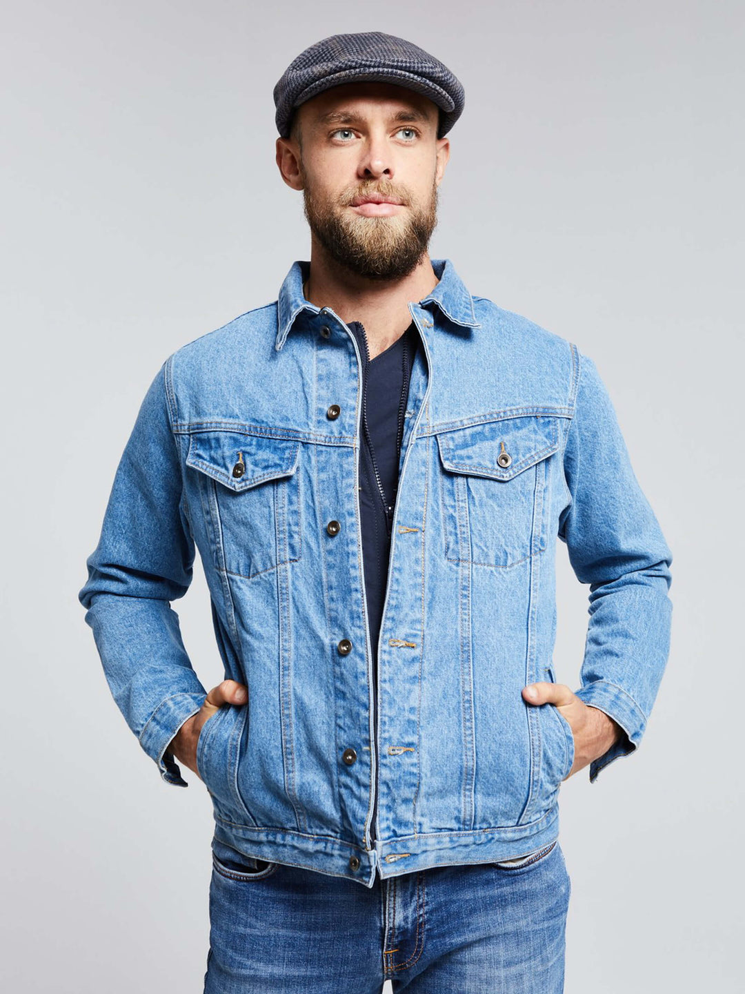 Bullet Resistant Men's Denim Jacket