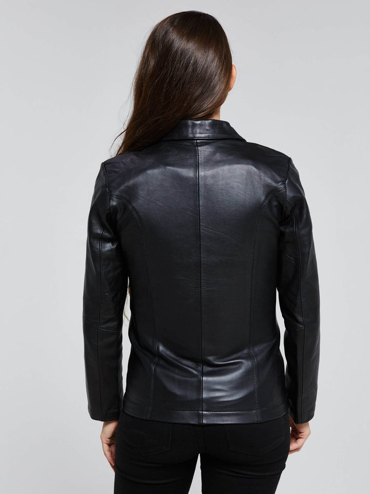 Bullet Resistant Women's Leather Jacket
